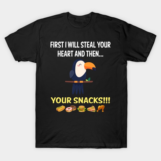 Steal Heart Toucan 07 T-Shirt by blakelan128